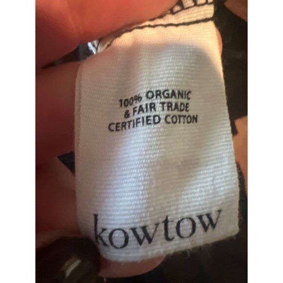 KOWTOW Odyssey Pant Wide Leg Black Organic Cotton Pants S - Picture 4 of 8